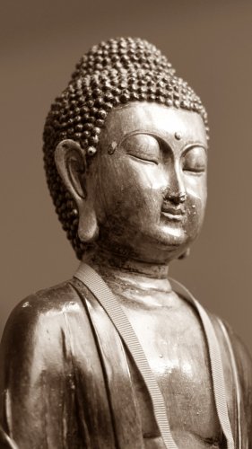 Buddha Statue Tablet Wallpaper
