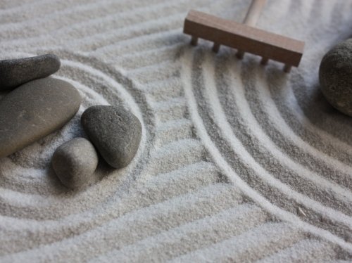 Zen Sand Garden  Wallpaper