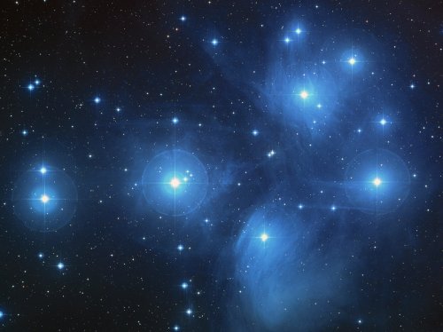 The Pleiades Star Cluster  Wallpaper