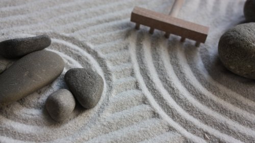 Zen Sand Garden Wallpaper
