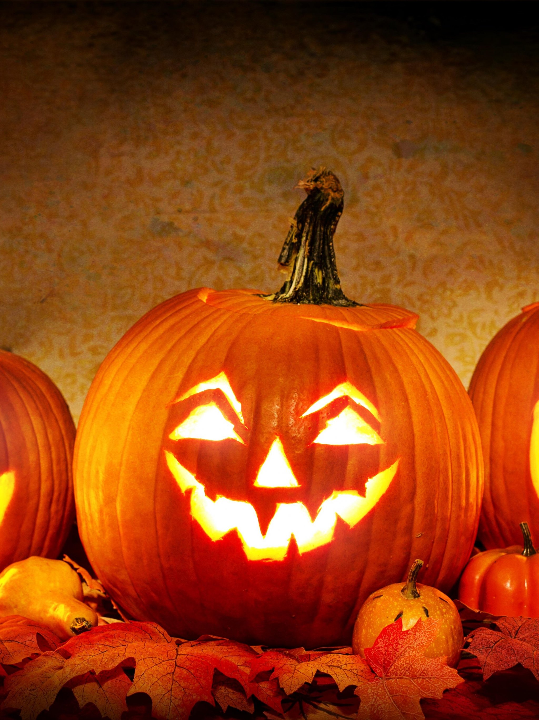 Jack o' Lantern Halloween Pumpkin Wallpaper - iPhone, Android & Desktop  Backgrounds