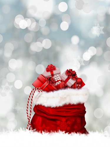 Christmas Gifts from Santa iPad Wallpaper