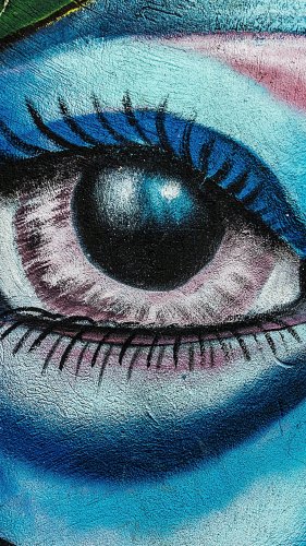 Eye Graffiti Tablet Wallpaper
